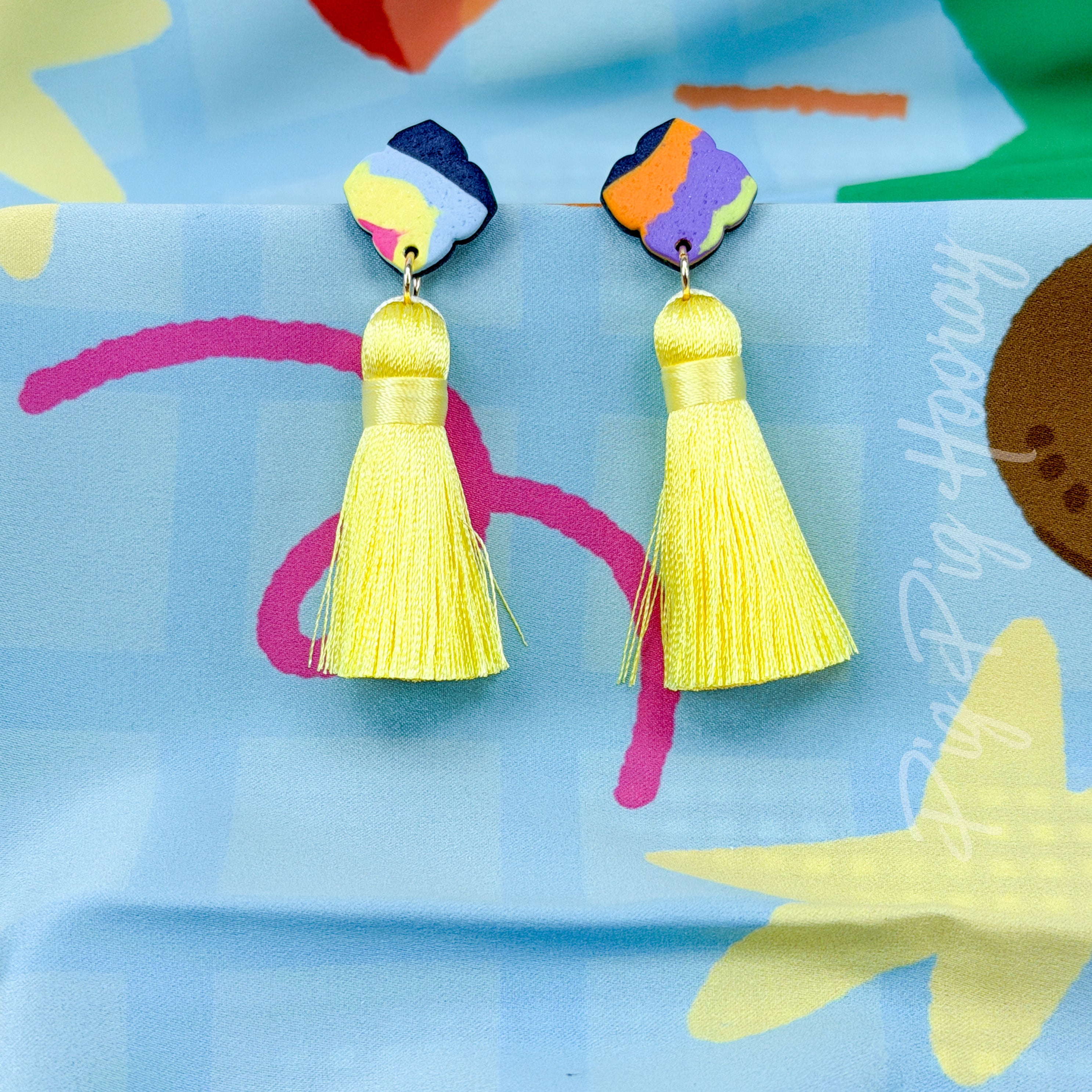 Let's Play Dark Earrings