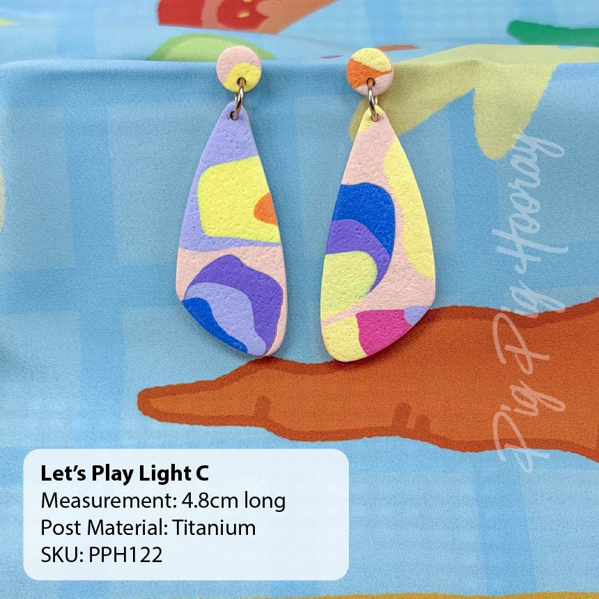Let's Play Light Earrings