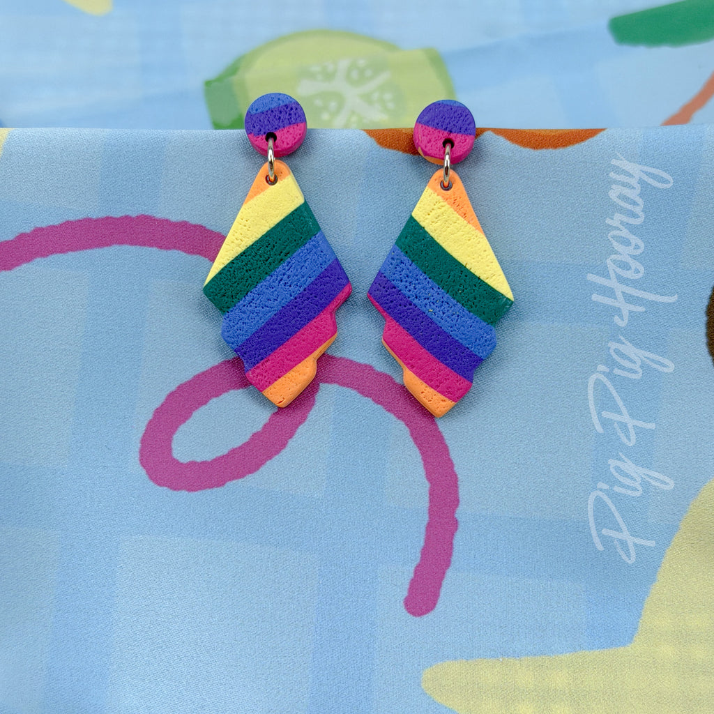 Let's Play Rainbow Earrings