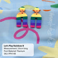 Let's Play Rainbow Earrings
