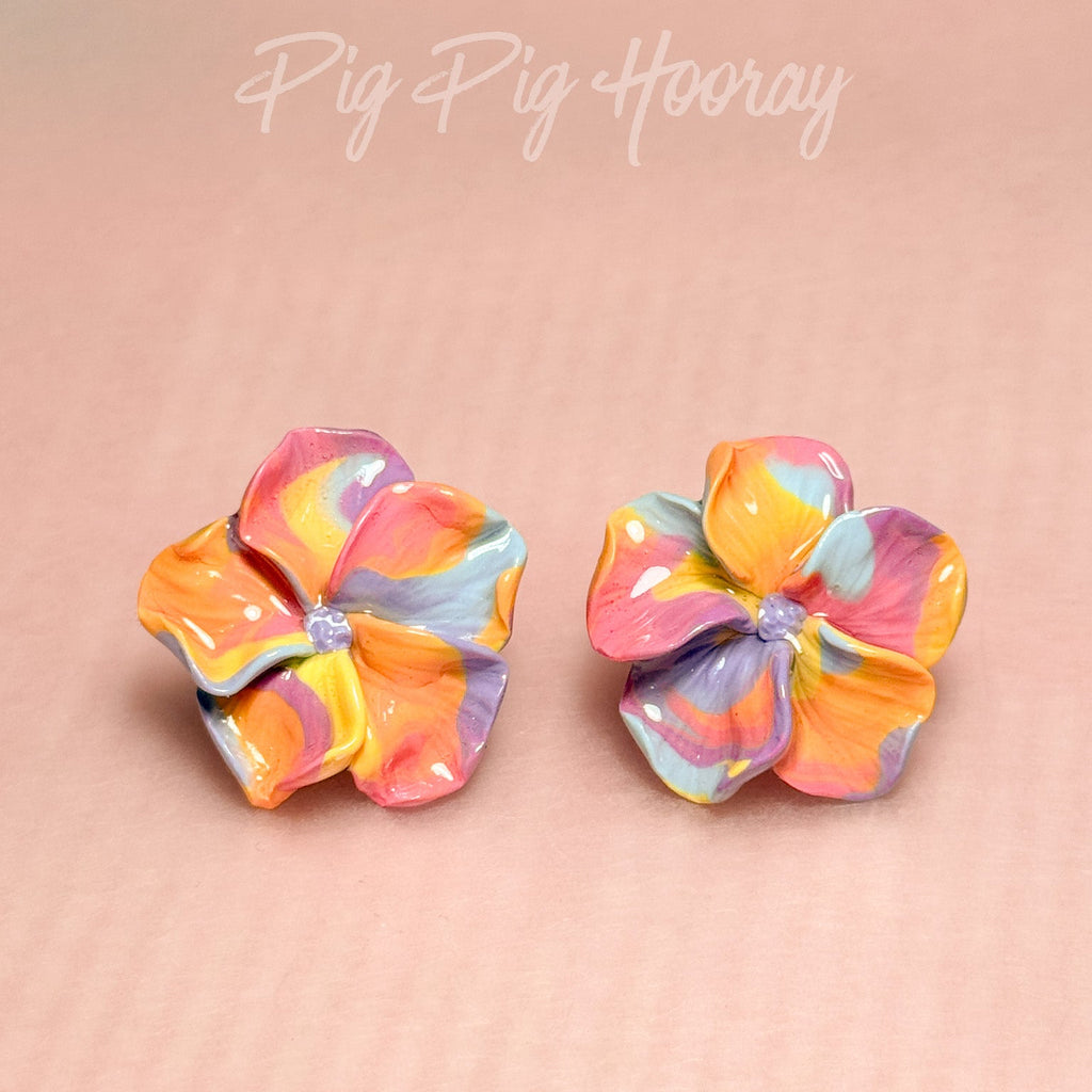 Flower Stud Earrings